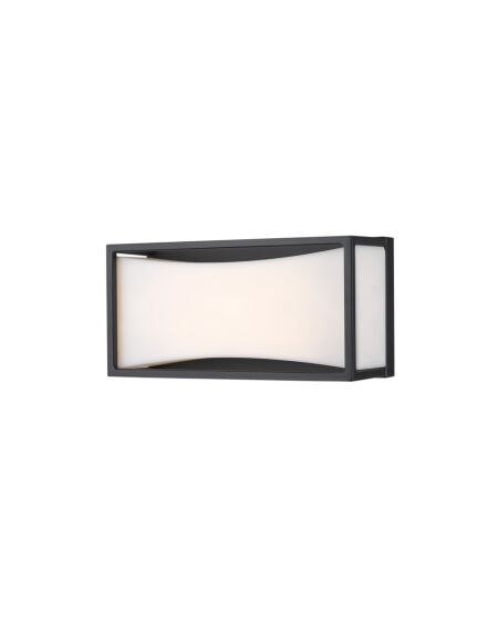 Z-Lite Baden 1-Light Bathroom Vanity Light In Matte Black