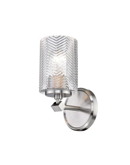 Z-Lite Dover Street 1-Light Wall Sconce In Brushed Nickel
