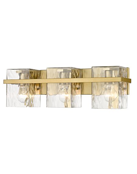 Z-Lite Bennington 3-Light Bathroom Vanity Light In Modern Gold