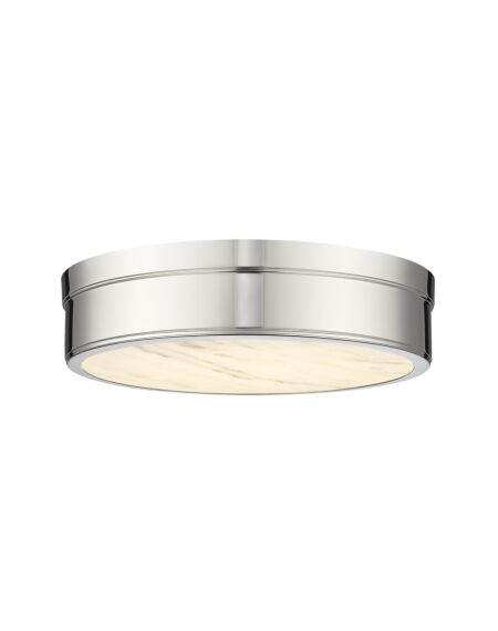 Anders 1-Light Flush Mount in Polished Nickel