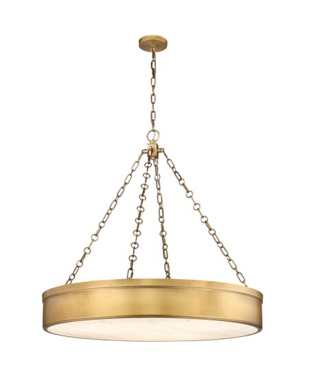 Anders 3-Light Pendant in Rubbed Brass