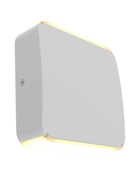 Newport 2-Light LED Outdoor Wall Mount in White