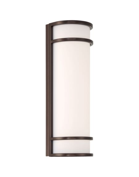 Cove 1-Light LED Outdoor Wall Mount in Bronze