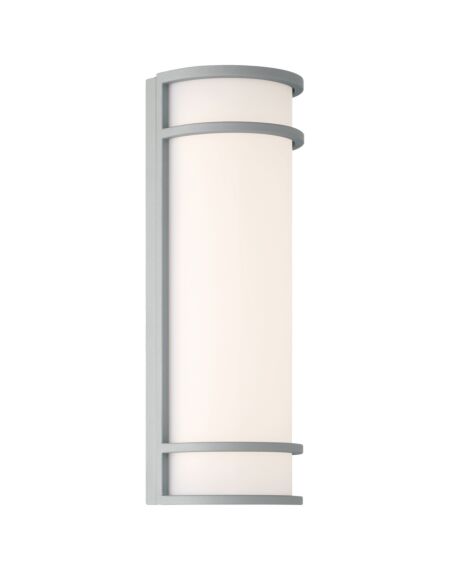 Cove 1-Light LED Outdoor Wall Mount in Satin