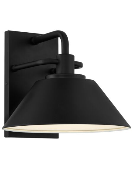 Avalon 1-Light LED Outdoor Wall Mount in Black