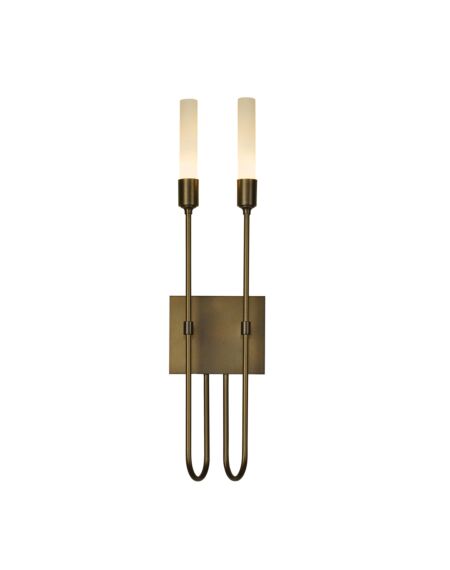 Hubbardton Forge 22 2-Light Lisse Sconce in Bronze