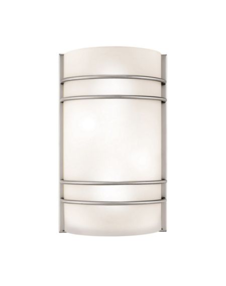 Access Artemis 2 Light 12 Inch Wall Sconce in Brushed Steel