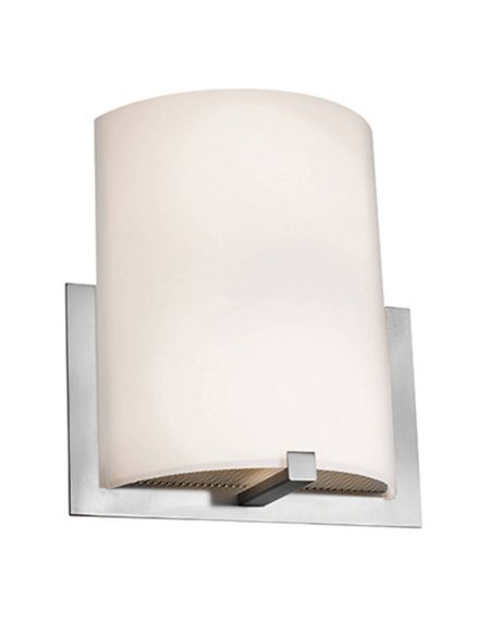 Access Lighting Cobalt 2 Light Wall Sconce in Brushed Steel