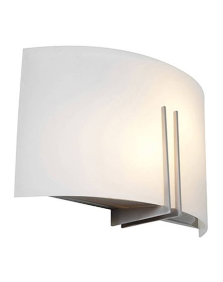 Prong 2-Light White Wall Sconce