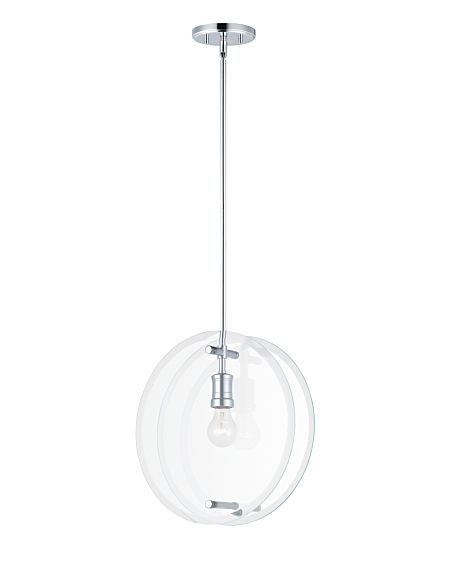  Looking Glass Pendant Light in Polished Chrome
