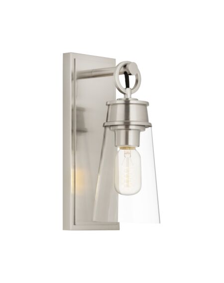 Z-Lite Wentworth 1-Light Wall Sconce In Brushed Nickel