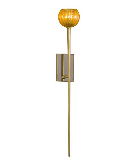  Merlin Wall Sconce in Gold Leaf