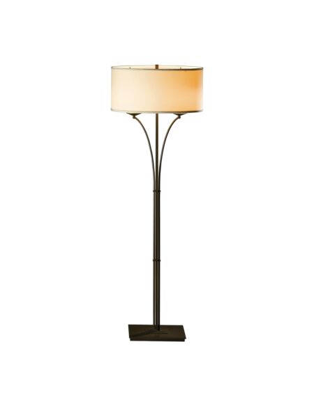 Hubbardton Forge 58 2-Light Contemporary Formae Floor Lamp in Bronze