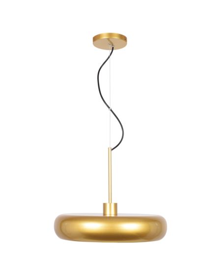  Bistro Pendant Light in Gold and White