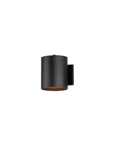 Outpost 1-Light Outdoor Wall Lantern in Black
