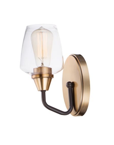  Goblet Wall Sconce in Bronze and Antique Brass