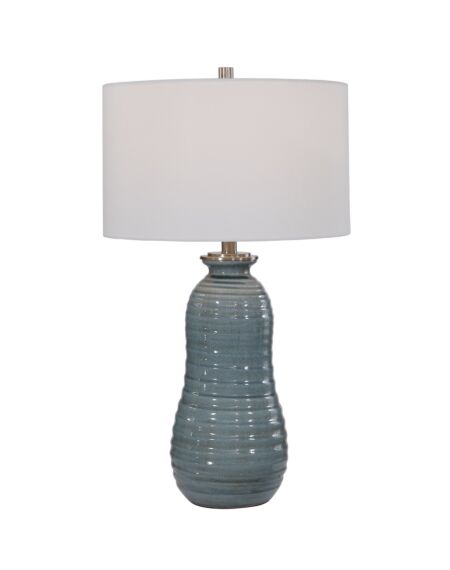 Zaila 1-Light Table Lamp in Brushed Nickel
