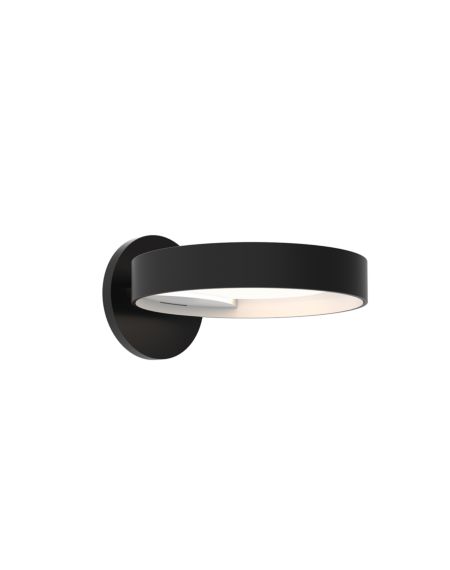  Light Guide Ring Wall Sconce in Satin Black