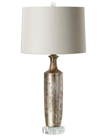 Valdieri 1-Light Table Lamp in Metallic Bronze