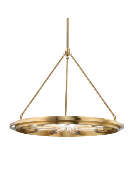  Chambers Pendant Light in Aged Brass