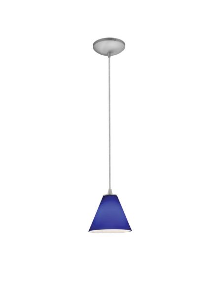 Access Martini Pendant Light in Brushed Steel