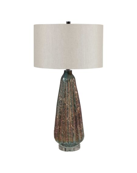 Mondrian 1-Light Table Lamp in Polished Nickel