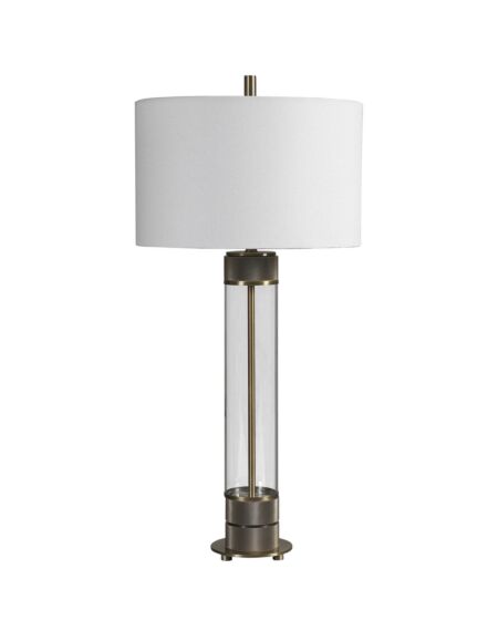 Anmer 1-Light Table Lamp in Antiqued Brass