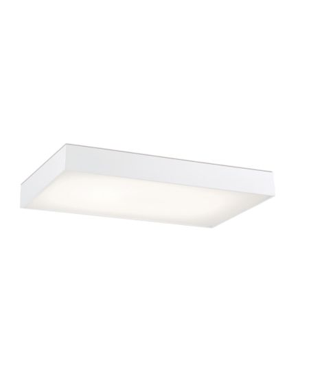 Eurofase Mac 1-Light Ceiling Light in White