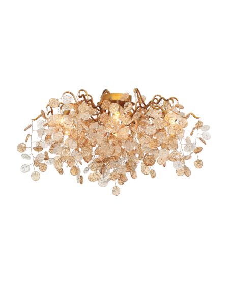 Eurofase Campobasso 7-Light Ceiling Light in Gold