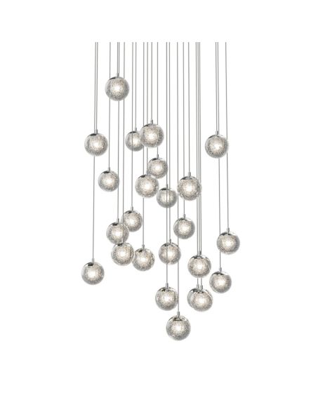 Champagne Bubbles 24-Light LED Pendant Light