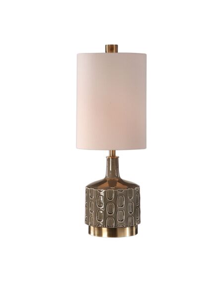 Darrin 1-Light Table Lamp in Antique Brass