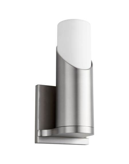 Ellipse 1-Light LED Wall Sconce in Satin Nickel