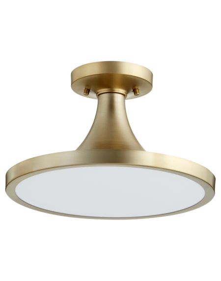  Ceiling Light in Aged Brass