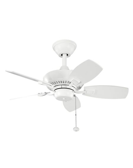 Kichler Canfield 30 inch Ceiling Fan in White Finish
