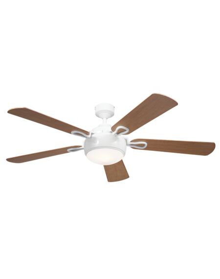Humble 1-Light 60" Ceiling Fan in White