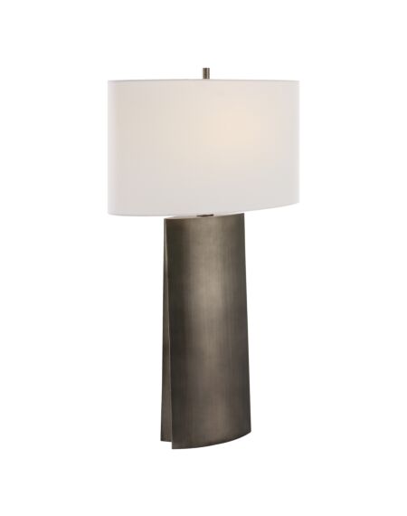 Uttermost 1-Light V-Groove Modern Table Lamp