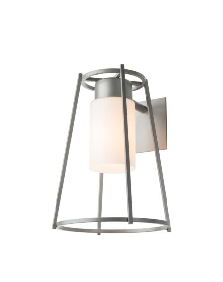 Hubbardton Forge 14 Loft Small Outdoor Sconce in Coastal Burnished Steel
