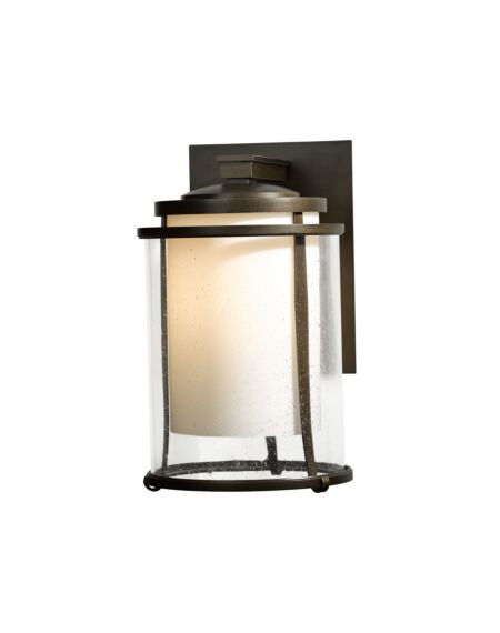 Hubbardton Forge 16 Meridian Large Outdoor Sconce in Coastal Bronze