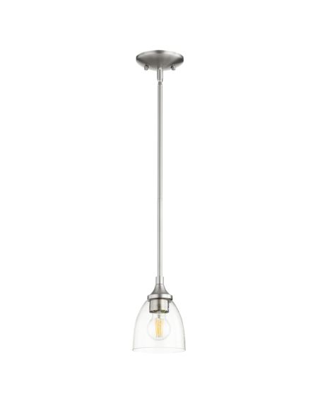 Enclave Pendant in Satin Nickel with