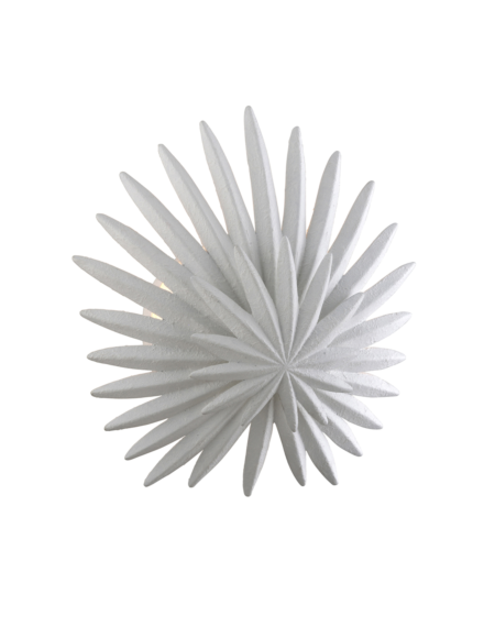  Savvy Wall Sconce in Gesso White