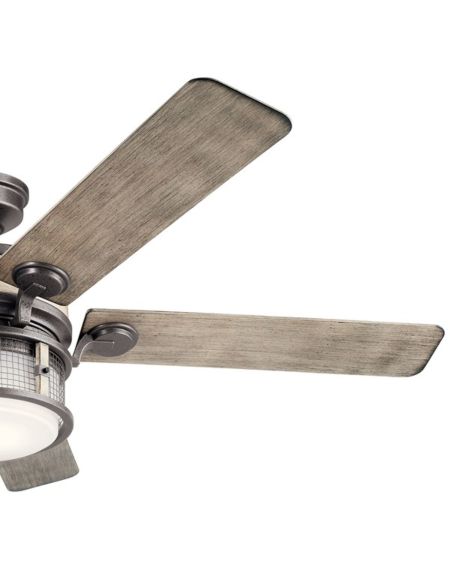 Ahrendale 60" Indoor/Outdoor Ceiling Fan in Anvil Iron