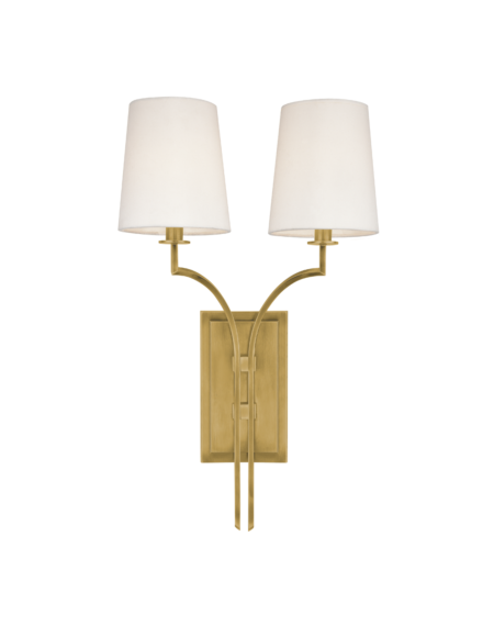  Glenford Wall Sconce in Aged Brass