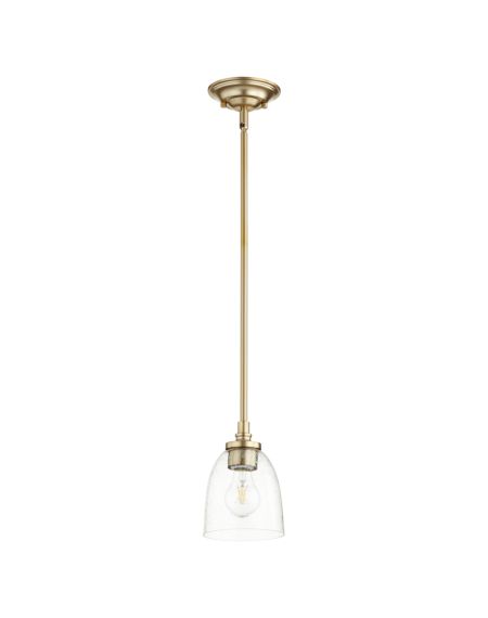 Rossington Pendant in Aged Brass with