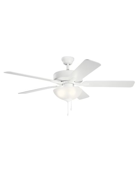  Basics Pro Select 52" Indoor Ceiling Fan in Matte White