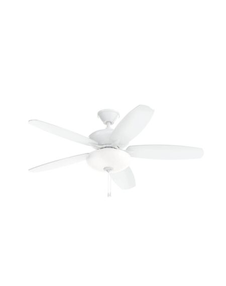 Renew Select 1-Light 52" Ceiling Fan in Matte White