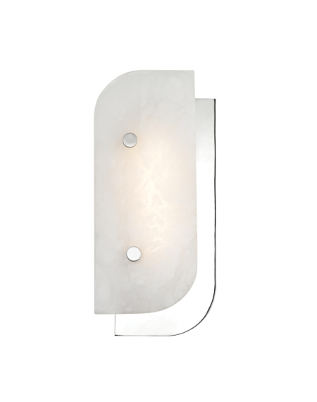  Yin & Yang Wall Sconce in Polished Nickel