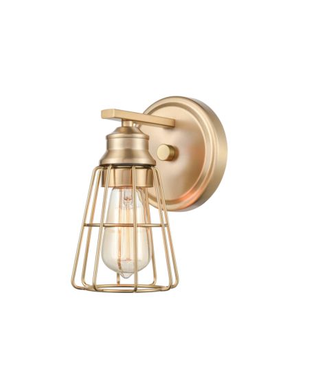 Wall Sconce in Modern Gold