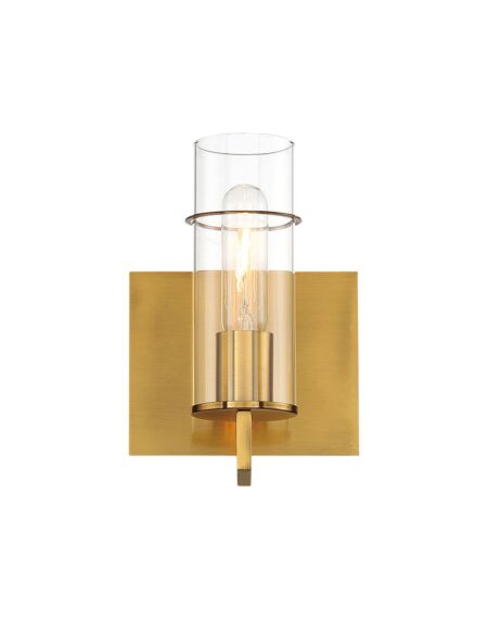 Eurofase Pista 1-Light Wall Sconce in Gold