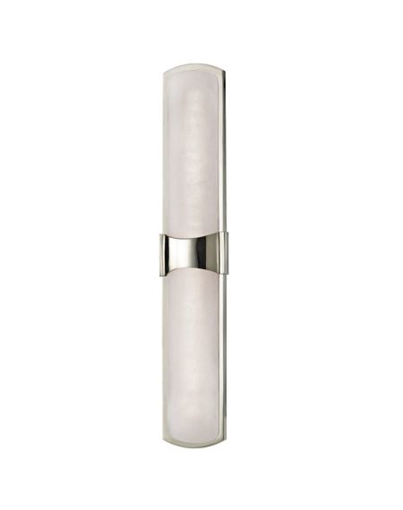 Hudson Valley Valencia 26 Inch Wall Sconce in Polished Nickel