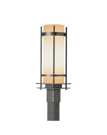 Hubbardton Forge 22 Banded Outdoor Post Light in Natural Iron